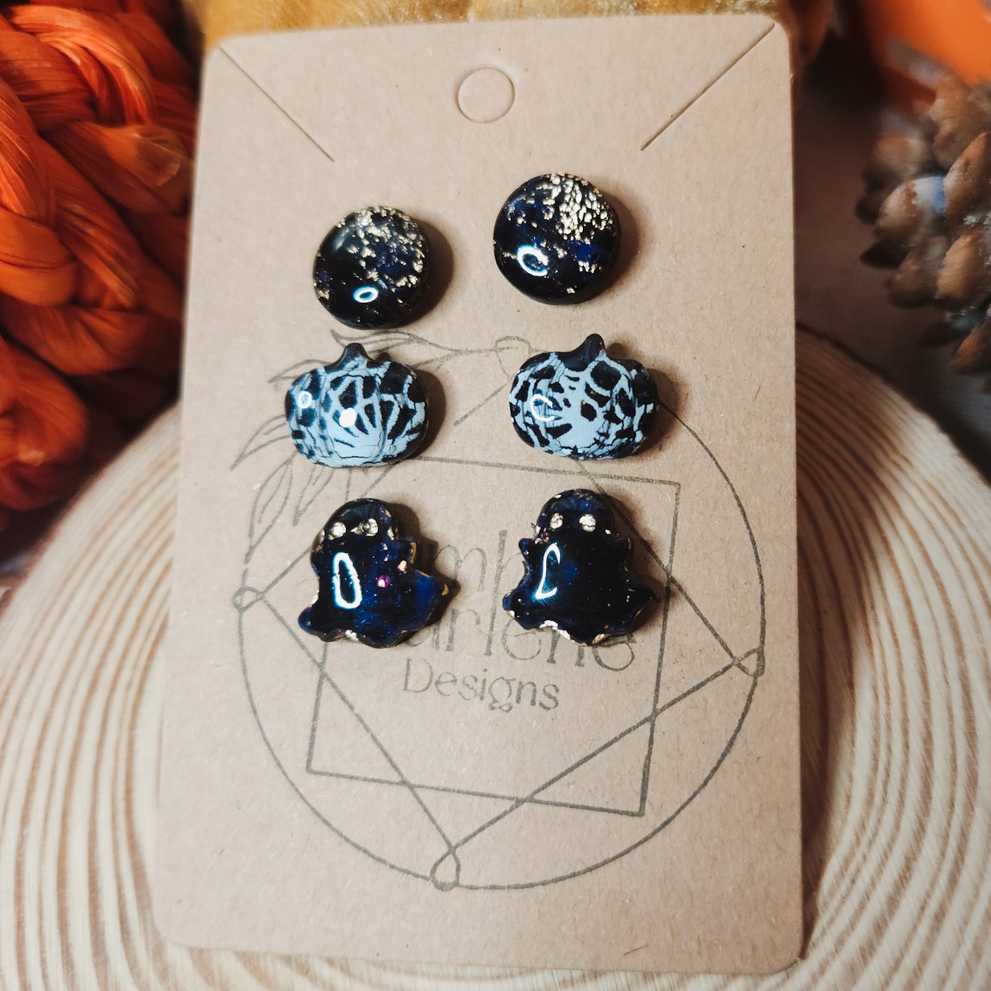 Midnight Webs Ghostly Stud Pack
