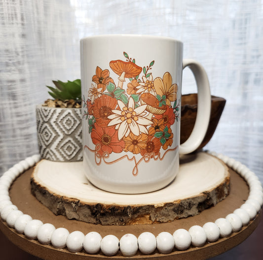 15 oz Be You Floral Coffee Mug